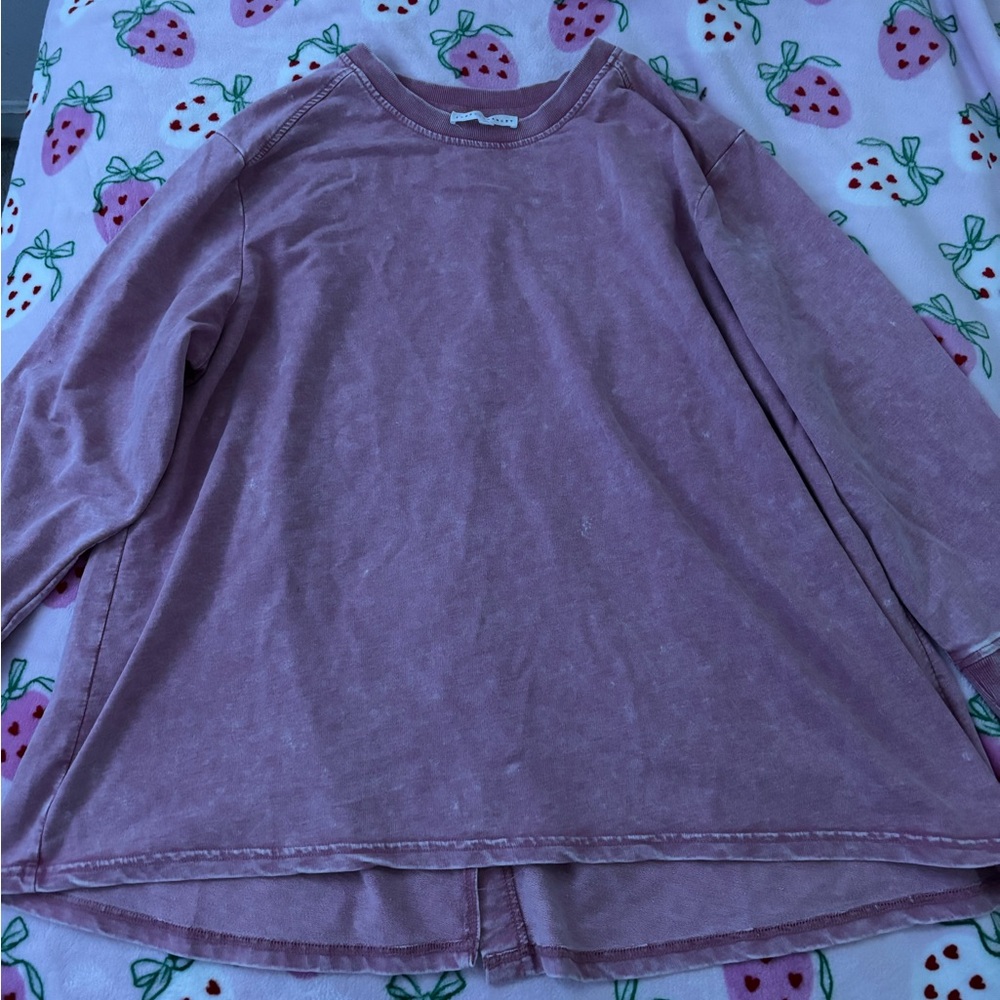 Pink Long Sleeve Shirt
